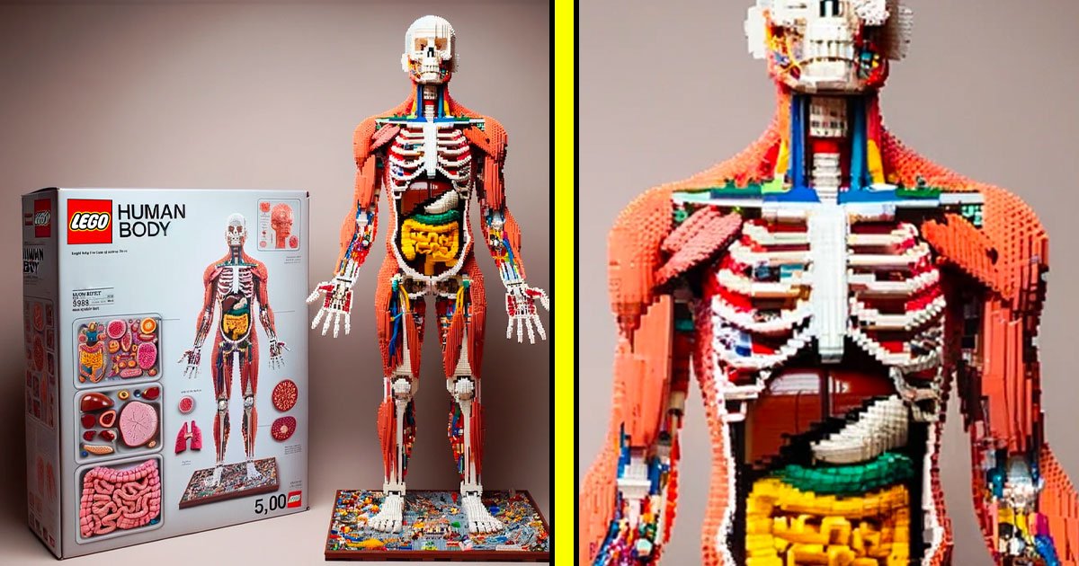 human anatomy lego set