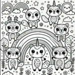 Discover the Joy of Rainbow Friends Coloring Pages